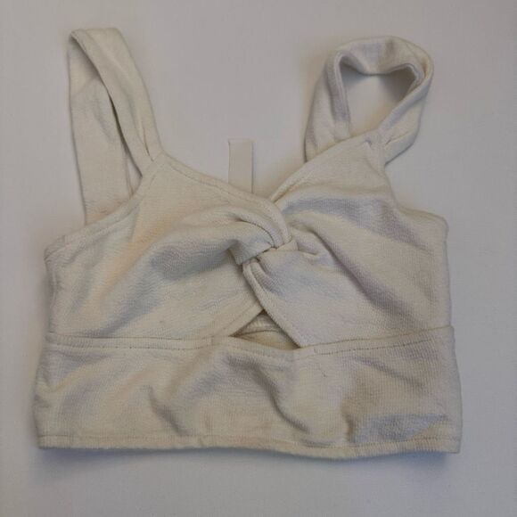 $68 Madewell knot front crop tank size XXS m12 - Picture 3 of 6